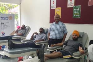 Rotary and Blood Bank Society