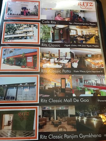 Ritz Classic Restaurant and Bar, Panjim