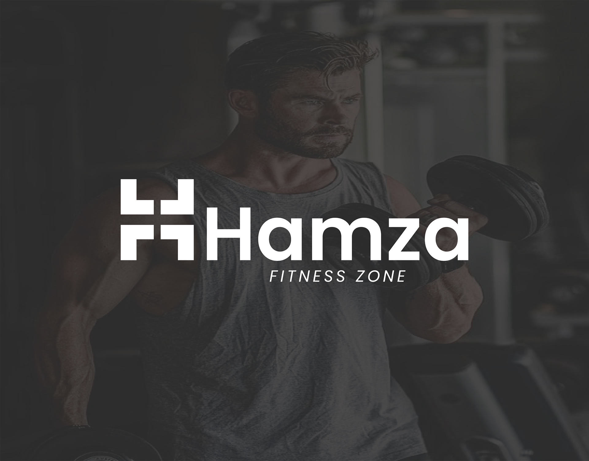 Hamza Fitness Club logo