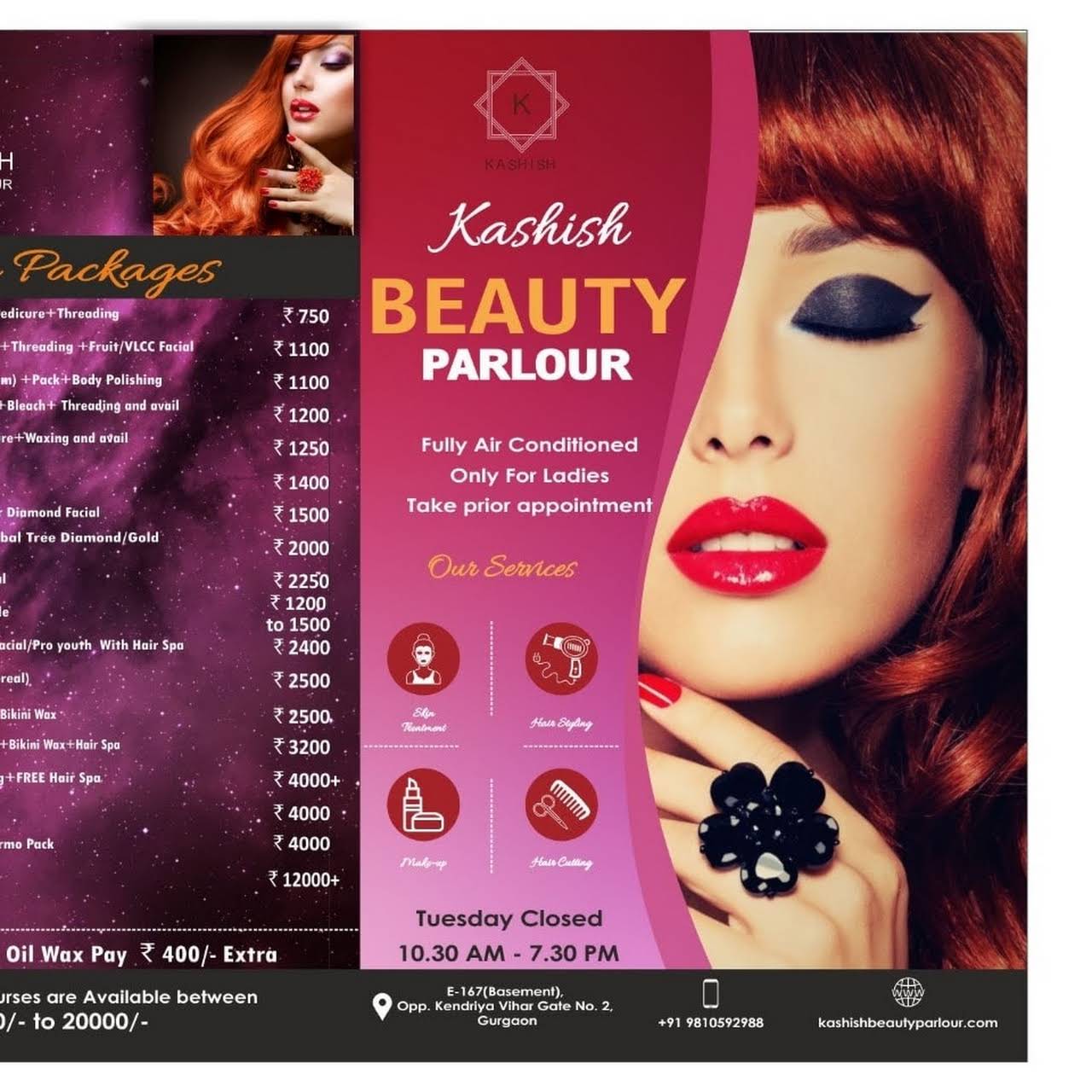 Kashish Beauty Parlour logo