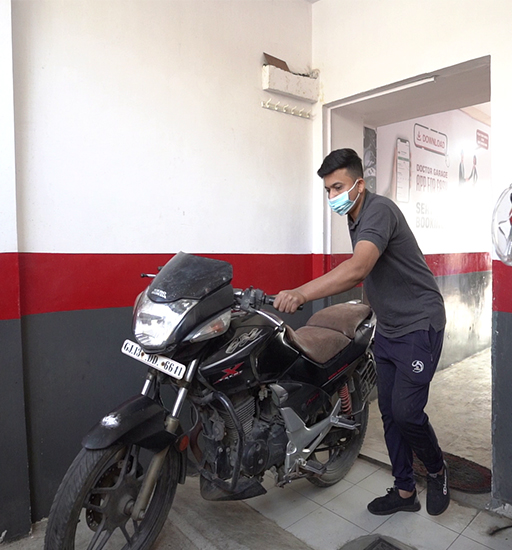 Amarjeet Singh (Two Wheeler Repairing Shop), Chandigarh