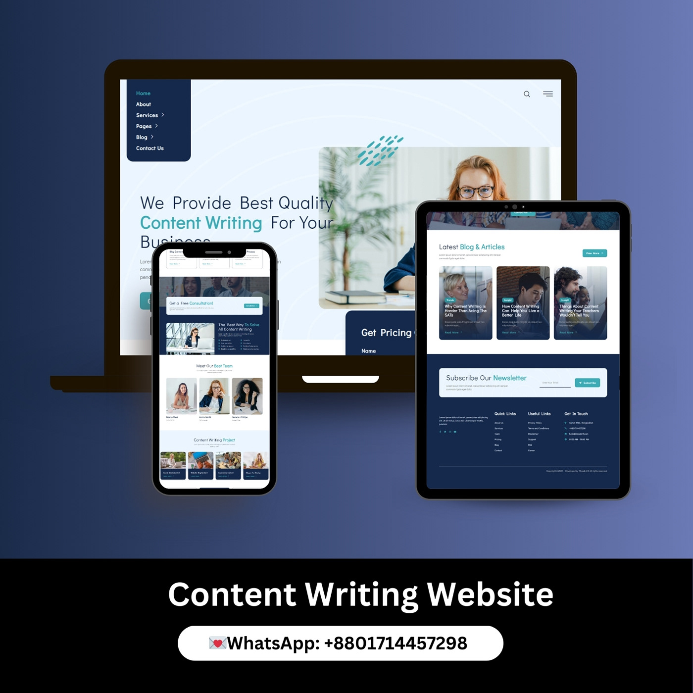 Web Design Services Content Write, Gurgaon