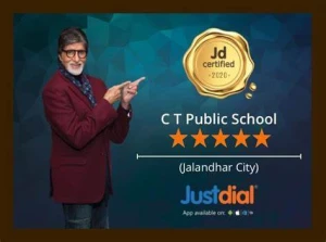C.T. Public School, Amritsar byepass, Jalandhar logo