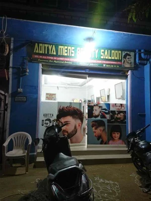 Aditya Unisex Saloon, Amtola village, Parwanoo logo