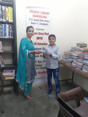 Manimajra Branch Library, manimajra logo