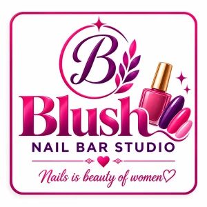 Blush Nail Art Studio - Top Nail Extension Service in Chandigarh logo