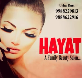 HAYAT A Family Beauty Salon, SCO-37, VIP road, Zirakpur logo