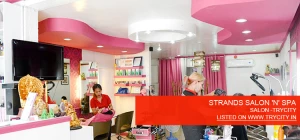 Strands Salon N Spa logo