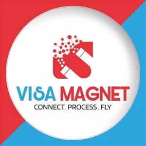 Visa Magnet International LLP, OPP.  Metro mall, Zirakpur logo