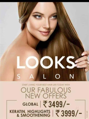 Looks Unisex Salon, Army area Kalka logo