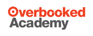 Overbooked academy, Noida logo