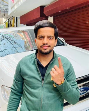 . Tushar DeDha Abvp, Delhi logo