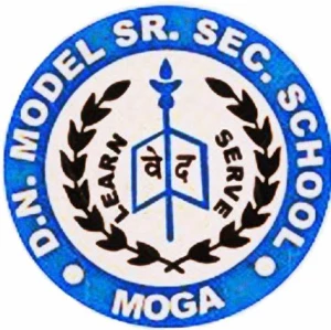 D.N Model Sen Sec School, Street number 3, Moga logo
