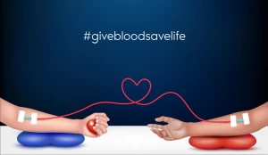 BLOOD BEE, Digital Blood donation Community logo