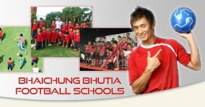 Bhaichung Bhutia Football Schools,Chandigarh logo