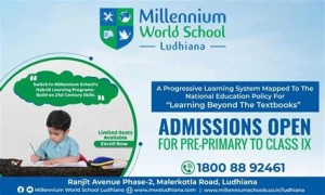 Millennium World School Ludhiana, Malerkotla road, Ludhiana logo