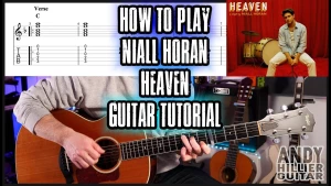 Heaven Guitar music classes, Modinagar logo