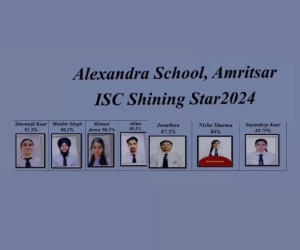 Alexandra School, Queens road, Amritsar logo