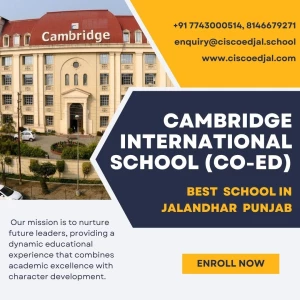 Cambridge International CoEd School, ITI College road, Jalandhar logo