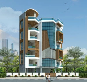 GD Infra commercial building logo