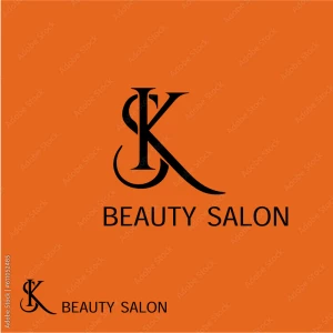 Sk Hair Saloon logo