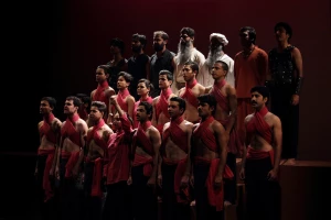 Kshitij Theatre Group, faridabad logo