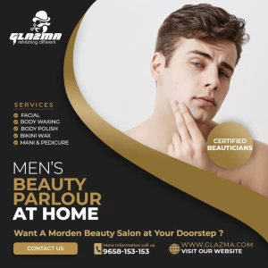Glazma - Mens Salon Services at Home, Sector-18, Noida logo