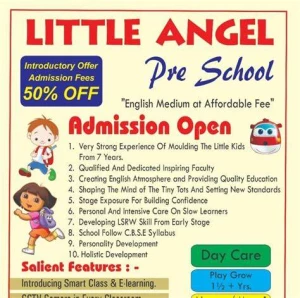 Little Angel Play Way School, Handiaya bazar road, barnala logo