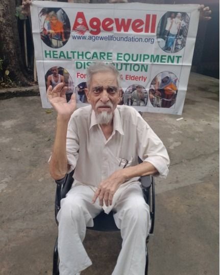 "Bringing Hope on Wheels: Agewell Foundation Supports Destitute Elderly with Wheelchairs"