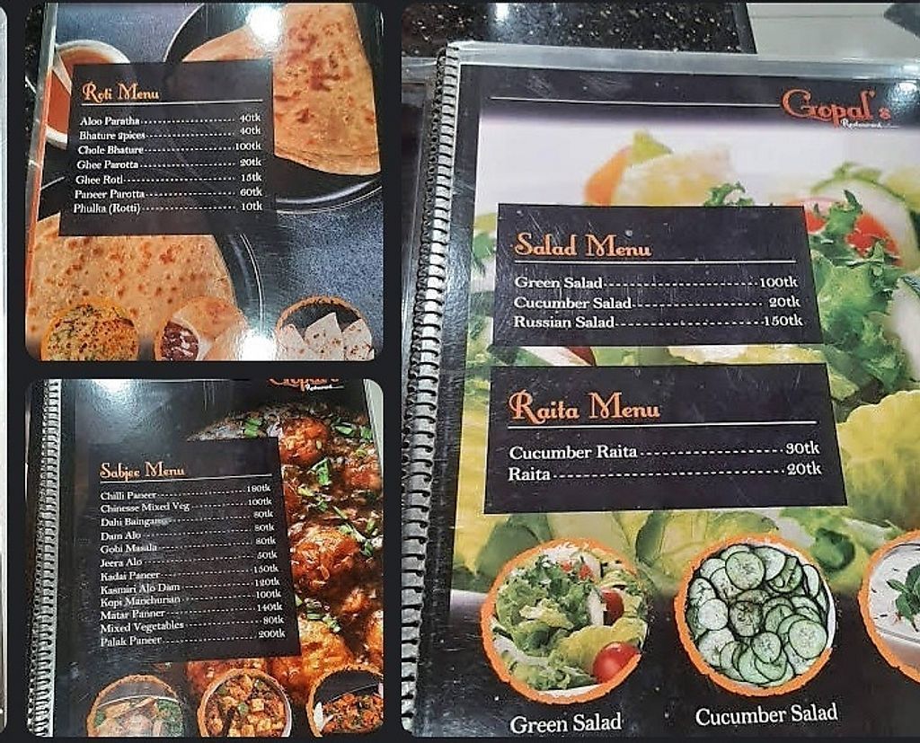 Gopal's, Restaurant