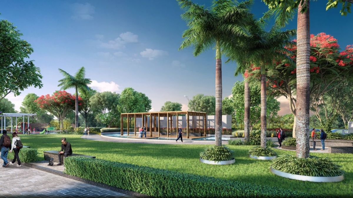 The enclosed township, the Medallian Auram for a secure safe living environment