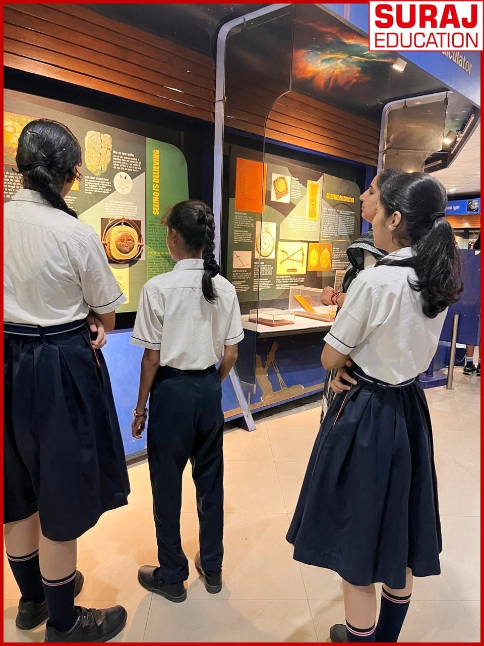 Suraj School Sector 56 Students Gain Insights from ISRO at Nehru Planetarium