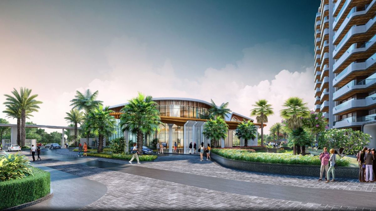 The enclosed township, the Medallian Auram for a secure safe living environment
