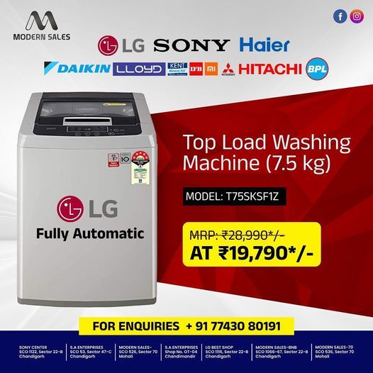 "Modern SALES: Your Destination for Top-Quality Washing Machines"
