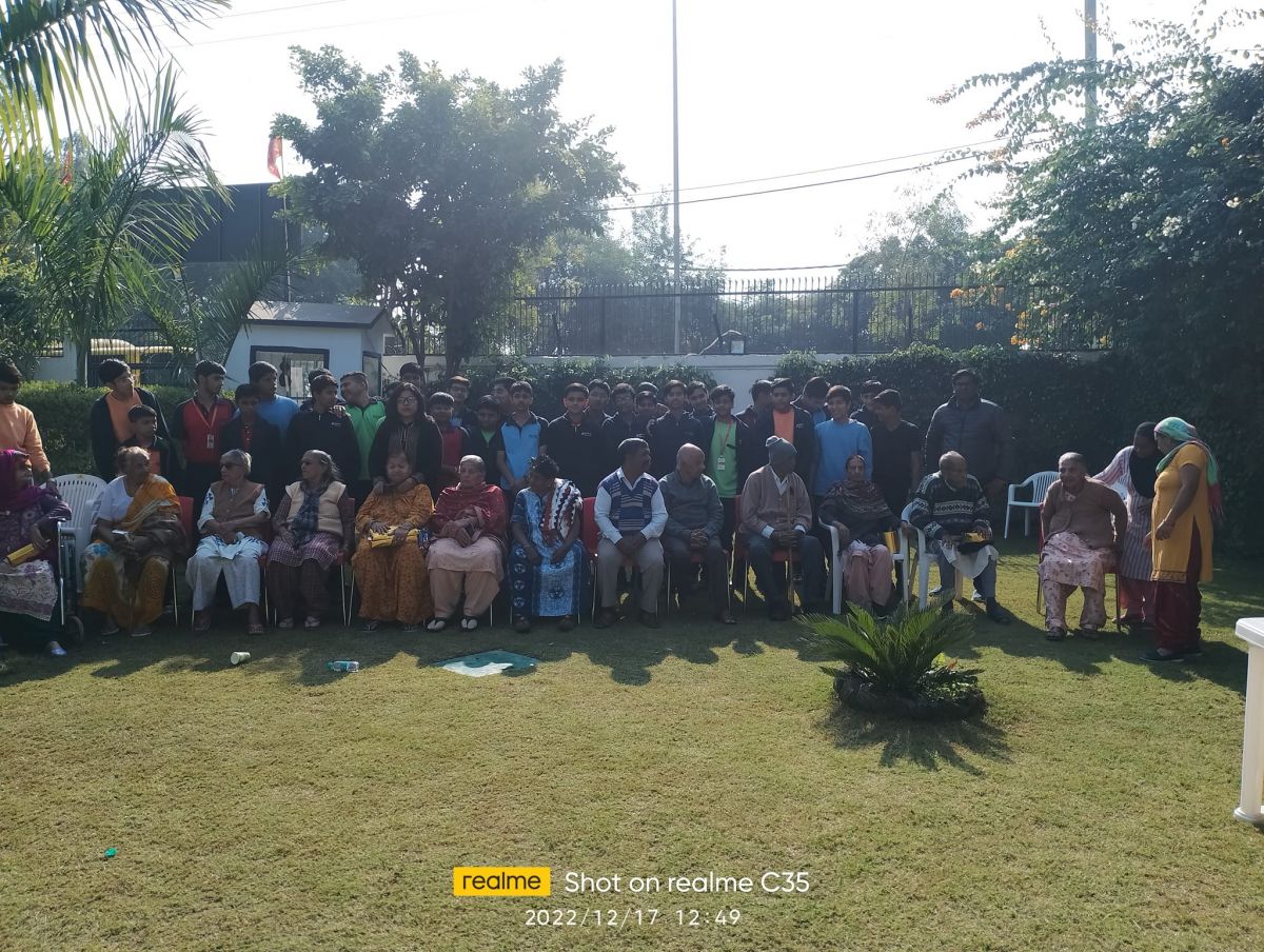 "Sharing Wisdom and Joy: A Heartfelt Interaction with Shri Ram College Students"