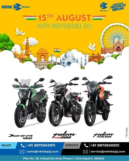 NDM Bajaj: Your Trusted Destination for Bajaj Motorcycles and Services" - Automobile Dealers in India