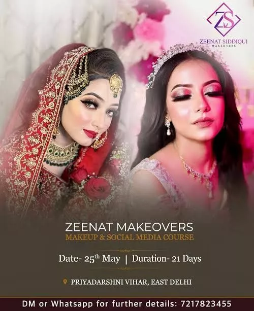 ZEENAT MAKEOVERS, Delhi based Bridal Makeup artist