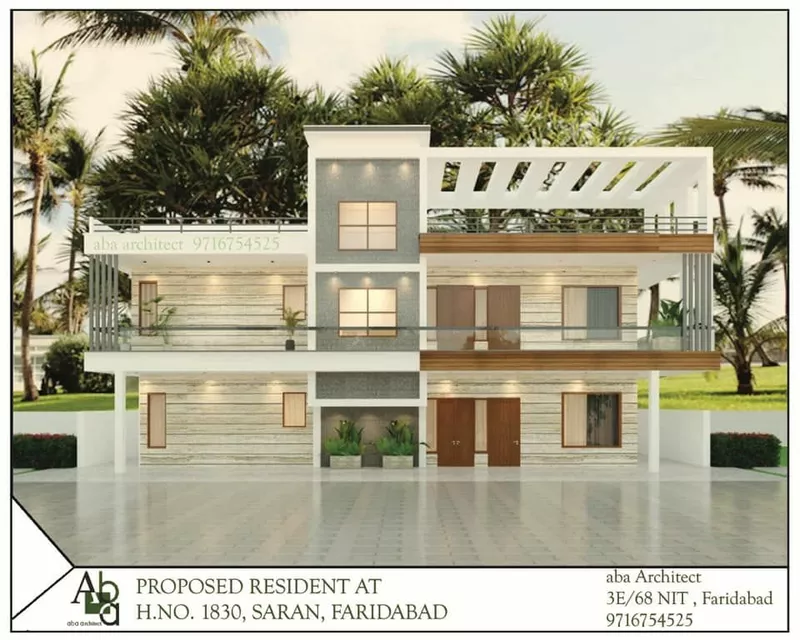 Plot 1830, Saran Faridabad: A New Residential Gem by ABA Architec