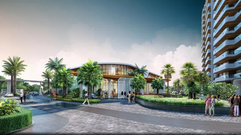 The enclosed township, the Medallian Auram for a secure safe living environment