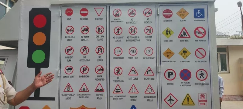 "Gurugram Police Leads Road Safety Awareness at GWPS: A Lesson in Responsibility