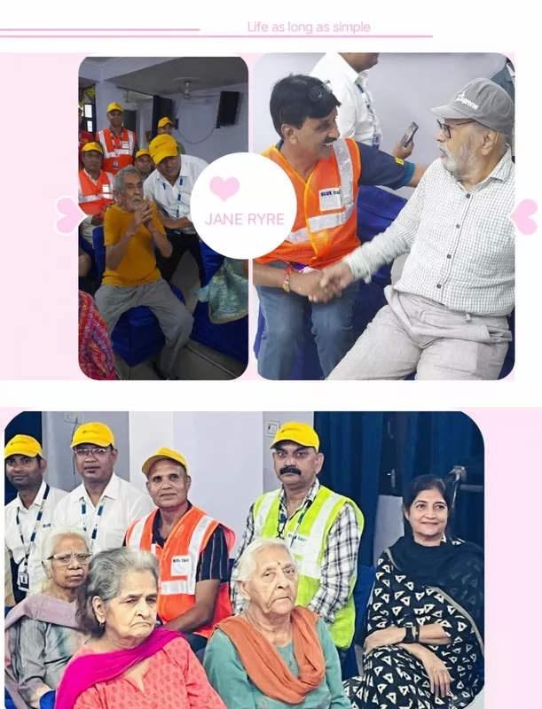 Celebrate Global Volunteers Day with Blue Dart at Silver Lining Old Age Home!