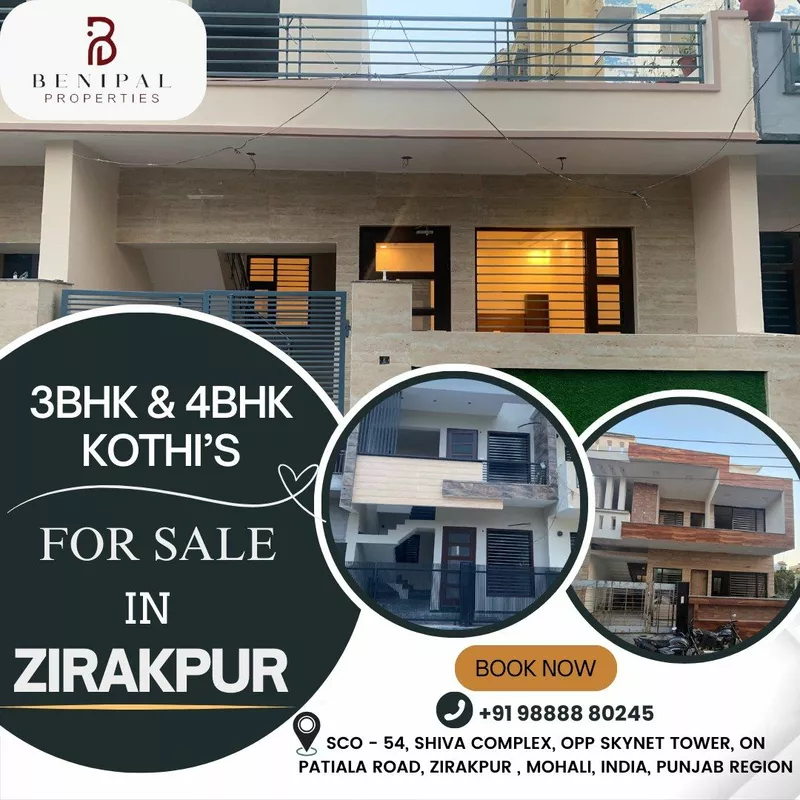 3BHK & 4BHK Kothis for sale