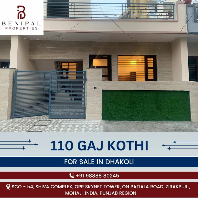 110 gaj kothi for sale