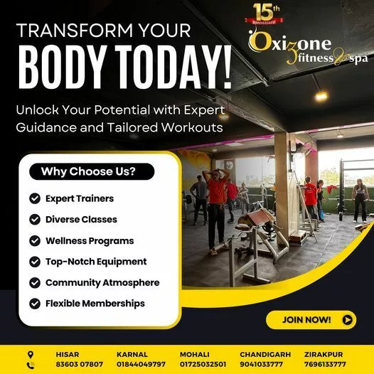 Zirakpur's Best Gym: Elevate Your Fitness with Expert Trainers and Top-Notch Equipment!"