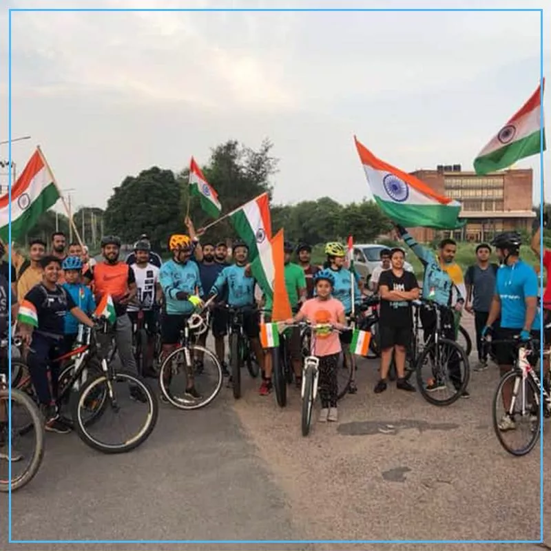 The cycling club, Chandigarh
