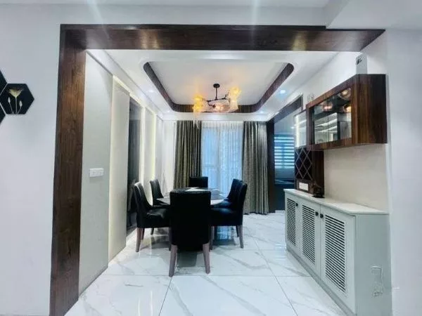 Modern 3BHK, 3 Bath Semi-Furnished Flat for Sale in VIP Road, Zirakpur