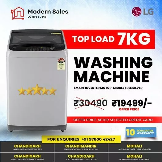 "Modern SALES: Your Destination for Top-Quality Washing Machines"