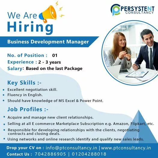 "Exciting Career Opportunities with Persystent Consultancy Services"