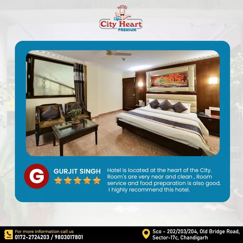 Chandigarh’s Best Rooftop Restaurant at Hotel City Heart Premium