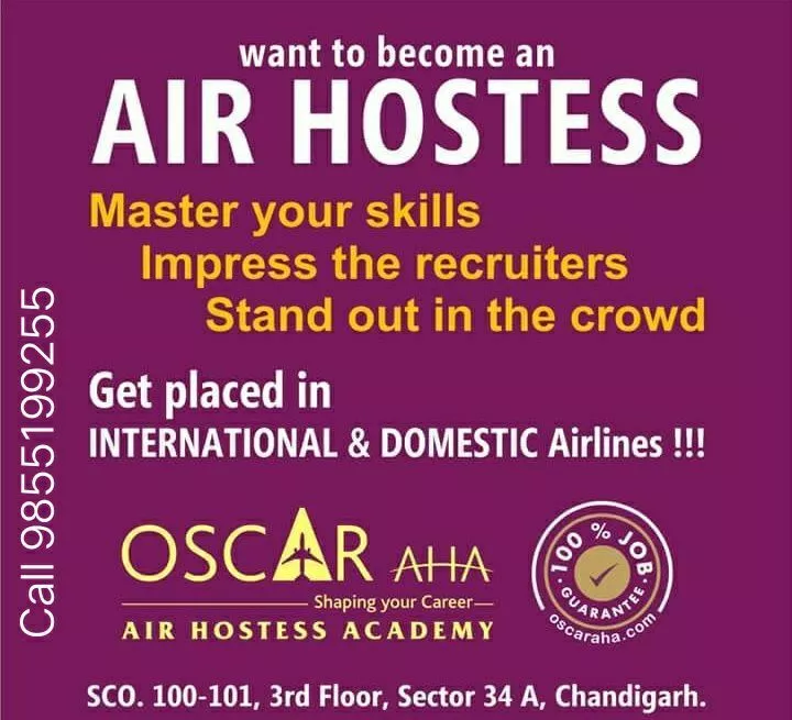 "Achieve Your Air Hostess Dream with Guaranteed Job Placement! Call Now for 18 Years of Proven Success!"